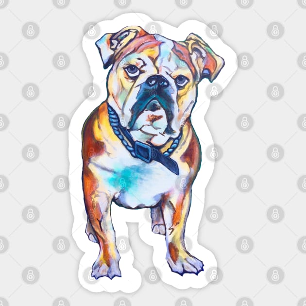 Bulldog Sticker by StewStudio